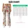 Red Wildflower Sprigs for Yoga, Pilates, Studio Days and Everyday Weekend Outings Leggings - 7