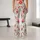 Red Wildflower Sprigs for Yoga, Pilates, Studio Days and Everyday Weekend Outings Leggings - 10