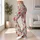 Red Wildflower Sprigs for Yoga, Pilates, Studio Days and Everyday Weekend Outings Leggings - 12