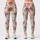 Red Wildflower Sprigs for Yoga, Pilates, Studio Days and Everyday Weekend Outings Leggings - 1