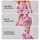 Pink Lipstick Kisses and Love Script for Yoga, Pilates, and Everyday Style Leggings - 8