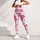 Pink Lipstick Kisses and Love Script for Yoga, Pilates, and Everyday Style Leggings - 5