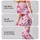 Pink Lipstick Kisses and Love Script for Yoga, Pilates, and Everyday Style Leggings - 2