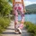Colorful Heart Motifs for Yoga, Pilates, and Cheerful Everyday Activewear Style Leggings - 12