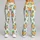 Pastel Pineapple Fruit Motifs for Yoga, Pilates, and Sunny Everyday Outings Leggings - 9
