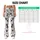 French Bulldog Paw Motif for Yoga, Pilates and Relaxed Everyday Weekend Outings Style Leggings - 7