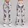French Bulldog Paw Motif for Yoga, Pilates and Relaxed Everyday Weekend Outings Style Leggings - 9