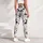 French Bulldog Paw Motif for Yoga, Pilates and Relaxed Everyday Weekend Outings Style Leggings - 4