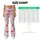 Red And Charcoal Sketch Hearts For Yoga, Pilates, And Everyday Activewear Looks Leggings - 7