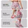 Red And Charcoal Sketch Hearts For Yoga, Pilates, And Everyday Activewear Looks Leggings - 2