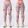 Red And Charcoal Sketch Hearts For Yoga, Pilates, And Everyday Activewear Looks Leggings - 3