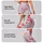 Red And Charcoal Sketch Hearts For Yoga, Pilates, And Everyday Activewear Looks Leggings - 2