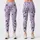 Black And White Butterflies On Lavender For Yoga, Travel And Everyday Wear Leggings - 3
