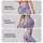 Black And White Butterflies On Lavender For Yoga, Travel And Everyday Wear Leggings - 2