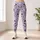 Black And White Butterflies On Lavender For Yoga, Travel And Everyday Wear Leggings - 4