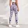 Black And White Butterflies On Lavender For Yoga, Travel And Everyday Wear Leggings - 4