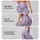 Black And White Butterflies On Lavender For Yoga, Travel And Everyday Wear Leggings - 2
