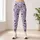 Black And White Butterflies On Lavender For Yoga, Travel And Everyday Wear Leggings - 6