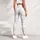 Pastel Striped Hearts for Yoga, Pilates and Everyday Casual Style Leggings - 4