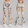 Whimsical Cat And Yarn Motifs For Yoga, Pilates, Travel And Everyday Casual Style Leggings - 9