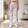 Whimsical Pink Flamingos for Yoga, Pilates, Travel and Relaxed Everyday Resort Style Leggings - 11