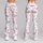 Whimsical Pink Flamingos for Yoga, Pilates, Travel and Relaxed Everyday Resort Style Leggings - 9