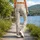 Rainbow Moon And Sun Motifs For Yoga, Pilates, Travel And Everyday Wear Leggings - 12
