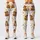 Cute Brown Bears in Sunny Yellow Scarves for Yoga, Pilates and Everyday Adventures Leggings - 3