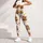 Cute Brown Bears in Sunny Yellow Scarves for Yoga, Pilates and Everyday Adventures Leggings - 4