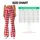Red And White Gingham Checks For Yoga Pilates And Everyday Casual Style Leggings - 7