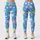 Sky Blue Pastel Stars for Yoga, Pilates, and Everyday Activewear and Errands for Women Leggings - 3
