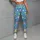 Sky Blue Pastel Stars for Yoga, Pilates, and Everyday Activewear and Errands for Women Leggings - 5