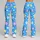 Sky Blue Pastel Stars for Yoga, Pilates, and Everyday Activewear and Errands for Women Leggings - 9