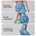 Sky Blue Pastel Stars for Yoga, Pilates, and Everyday Activewear and Errands for Women Leggings - 2