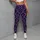 Violet and Black Leopard Spots for Yoga, Pilates, and Everyday Activewear Style Leggings - 5