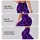 Violet and Black Leopard Spots for Yoga, Pilates, and Everyday Activewear Style Leggings - 8
