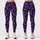 Violet and Black Leopard Spots for Yoga, Pilates, and Everyday Activewear Style Leggings - 3