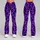Violet and Black Leopard Spots for Yoga, Pilates, and Everyday Activewear Style Leggings - 9