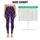 Violet and Black Leopard Spots for Yoga, Pilates, and Everyday Activewear Style Leggings - 1