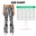 Monochrome Daisy Blooms for Yoga, Pilates, and Effortless Everyday Studio-to-Street Style Leggings - 7
