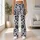Monochrome Daisy Blooms for Yoga, Pilates, and Effortless Everyday Studio-to-Street Style Leggings - 10