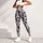 Monochrome Daisy Blooms for Yoga, Pilates, and Effortless Everyday Studio-to-Street Style Leggings - 4