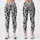 Monochrome Daisy Blooms for Yoga, Pilates, and Effortless Everyday Studio-to-Street Style Leggings - 3