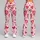 Red Heart And Star Motifs For Romantic Yoga, Pilates And Everyday Wear Leggings - 9