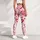 Red Heart And Star Motifs For Romantic Yoga, Pilates And Everyday Wear Leggings - 5