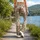 Squirrel And Wildflower Woodland Charm For Yoga, Pilates, And Everyday Wear Leggings - 12