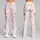 Ivory Heart And Star Scatter For Romantic Yoga And Everyday Wear Leggings - 9