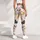 Playful Orange And Gray Cats For Yoga, Pilates, And Everyday Outings Leggings - 6