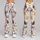 Playful Orange And Gray Cats For Yoga, Pilates, And Everyday Outings Leggings - 9
