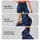 Golden Starry Sky Motifs for Yoga, Pilates, and Everyday Wear Leggings - 2
